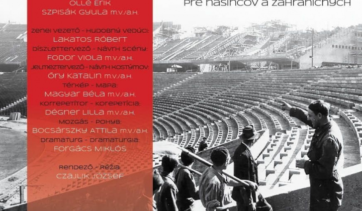 A kassai Thália Színház nagysikerű teltházas szereplése Zsarnón 